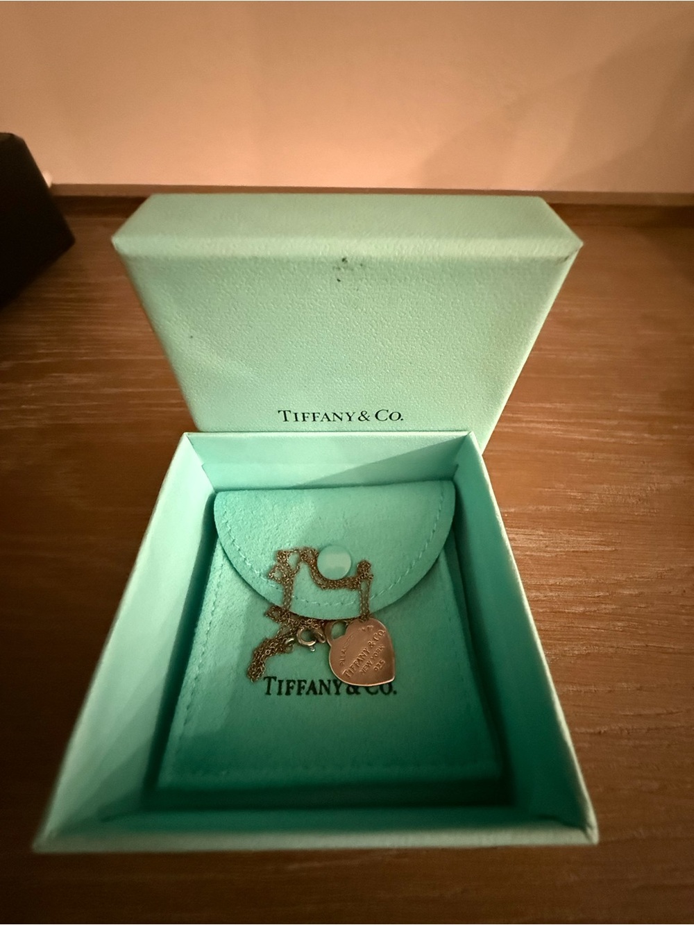 Tiffany & Co. Return to Tiffany Sterling Silver Heart Necklace
